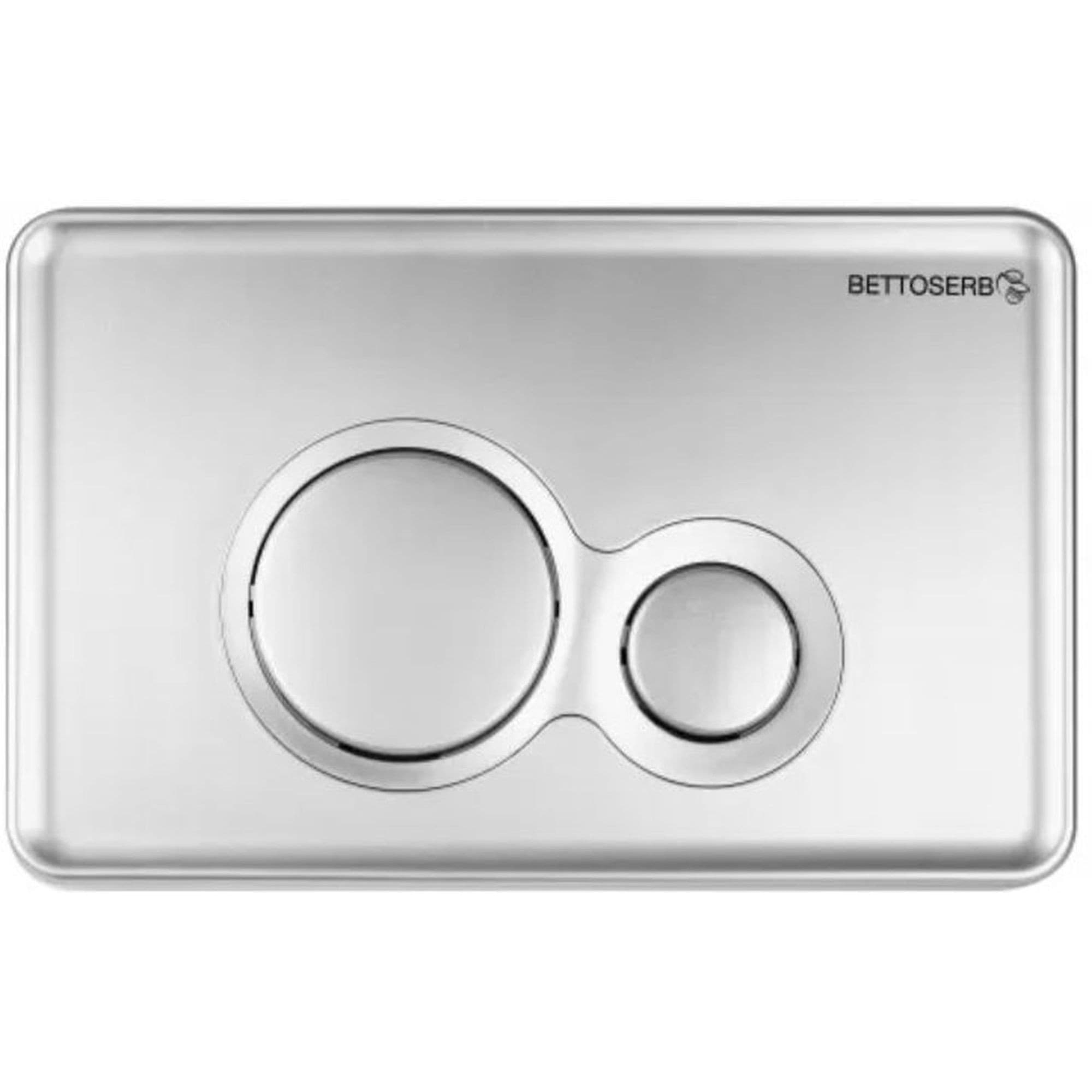 Инсталляция для унитаза BETTOSERB sava free standing, клавиша смыва twin хром матовый