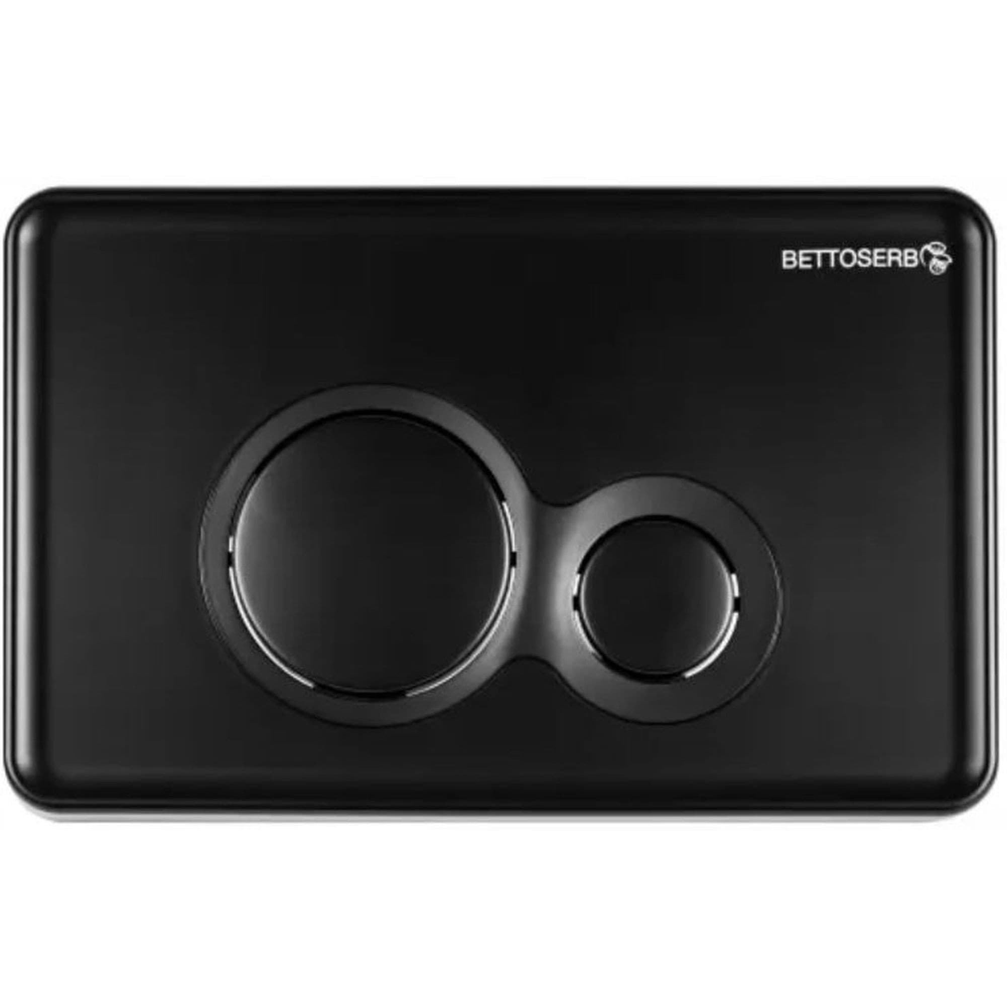 Инсталляция для унитаза BETTOSERB sava free standing, клавиша смыва twin черный матовый