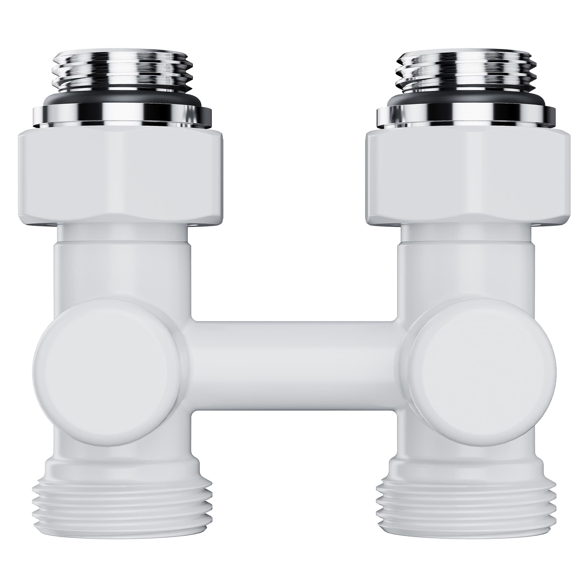 Узел нижнего подключения Royal Thermo Design прямой 1/2"х3/4" EK (белый)