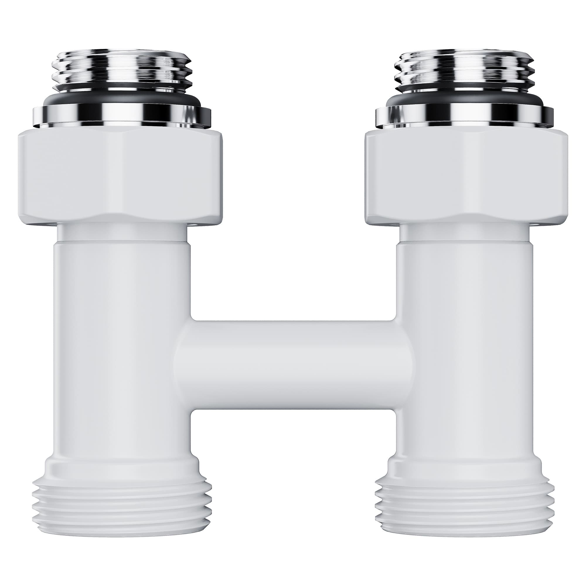 Узел нижнего подключения Royal Thermo Design прямой 1/2"х3/4" EK (белый)