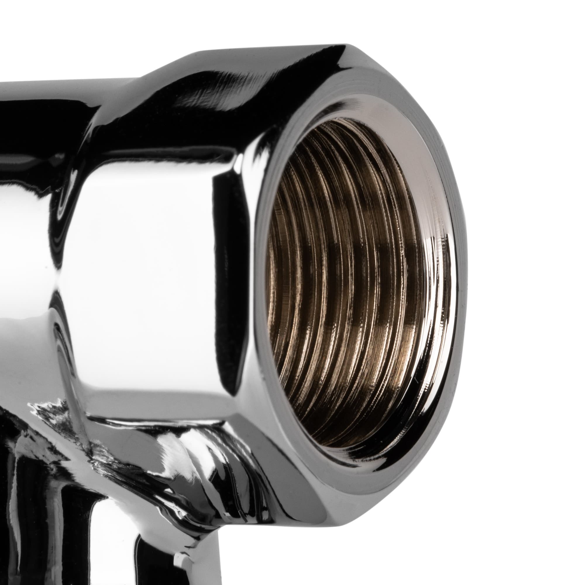 Набор термостатический прямой Royal Thermo Design 1/2" Click (Хром) с термоголовкой Design (Хром)