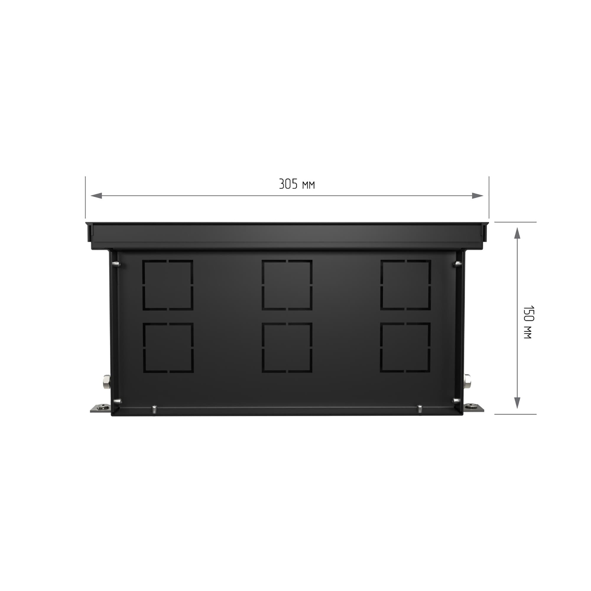 Конвектор внутрипольный Royal Thermo ATRIUM TURBO-150/300/2400-DG-U-LB