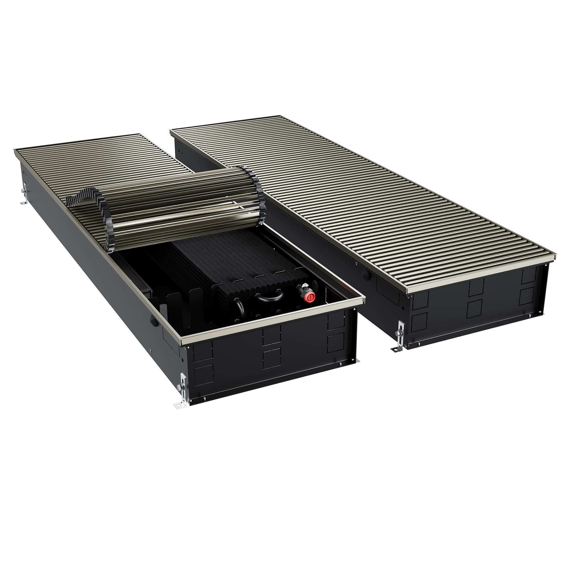 Конвектор внутрипольный Royal Thermo ATRIUM TURBO-150/400/900-DG-U-LB
