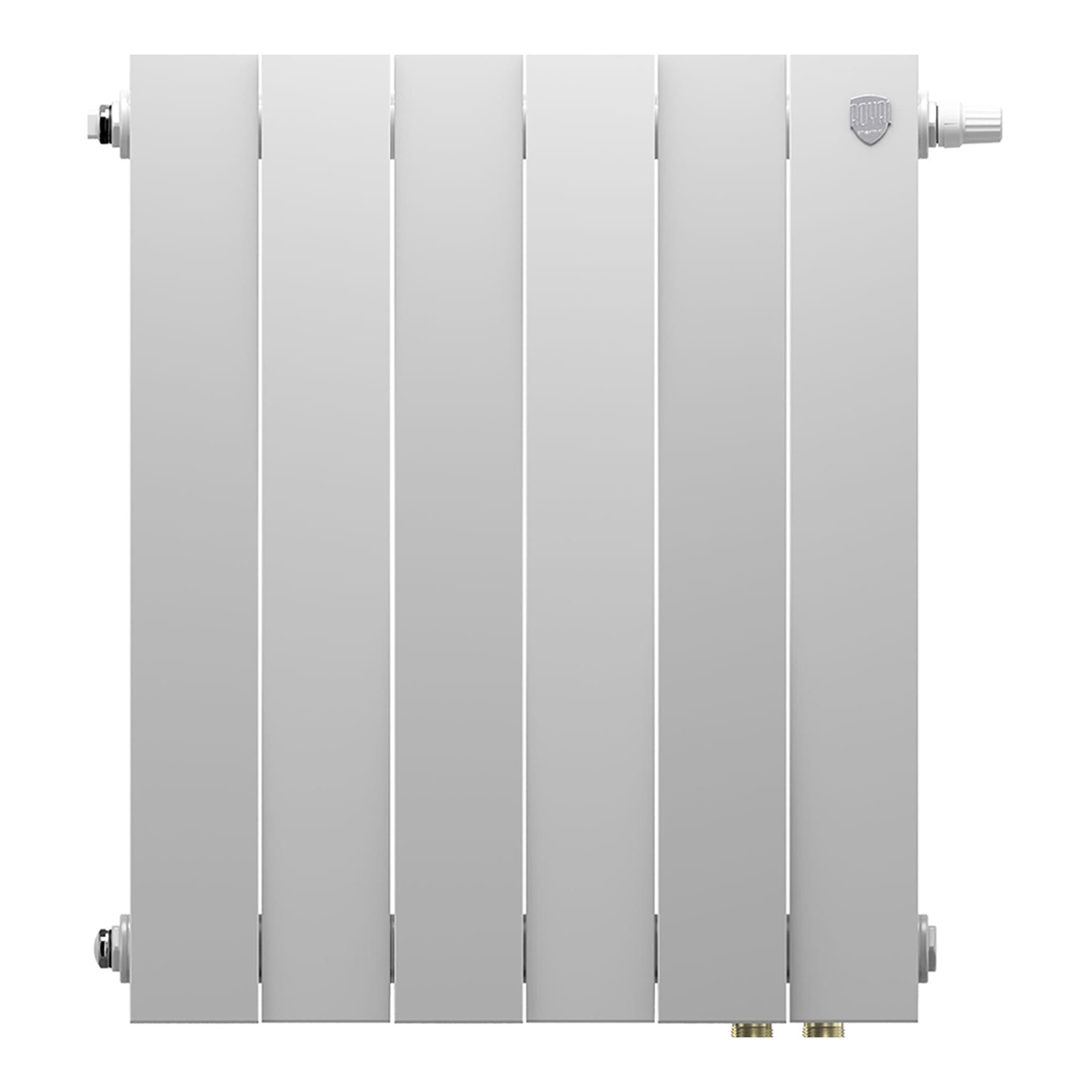 Радиатор биметаллический Royal Thermo PianoForte 500 Белый VR80 - 6 секц.