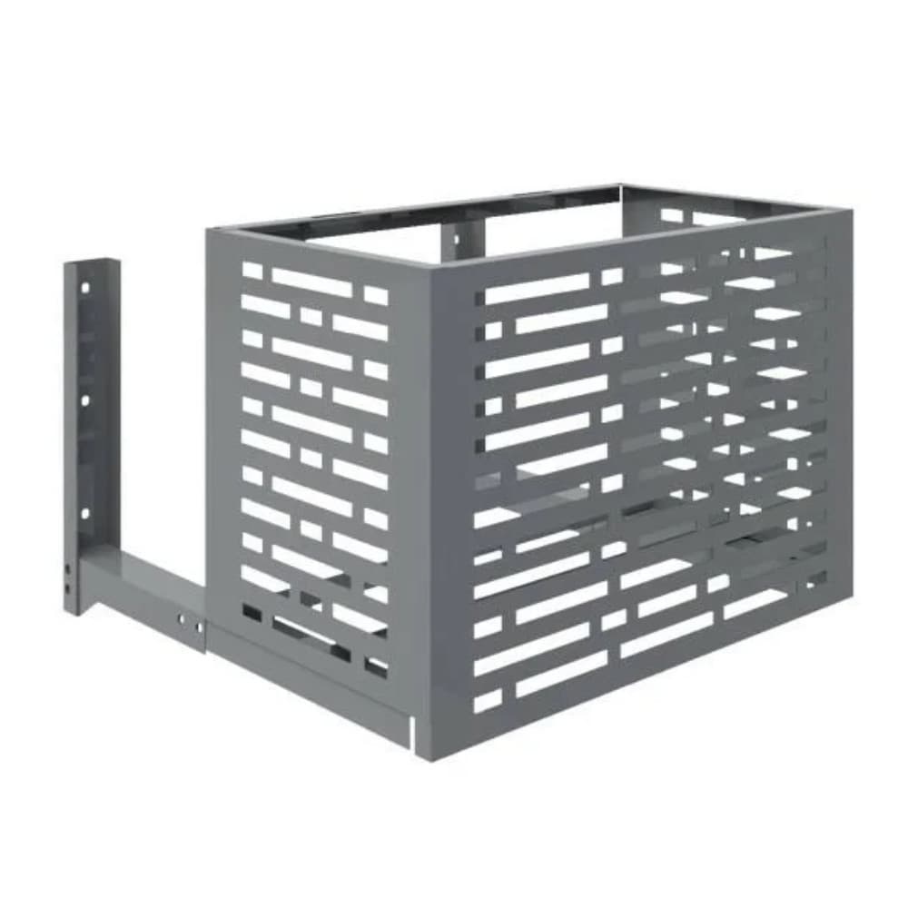 Короб Атлант д/кондиционера с кроншт. 1200х900х600 П4 Круг RAL7016 цв темно-серый