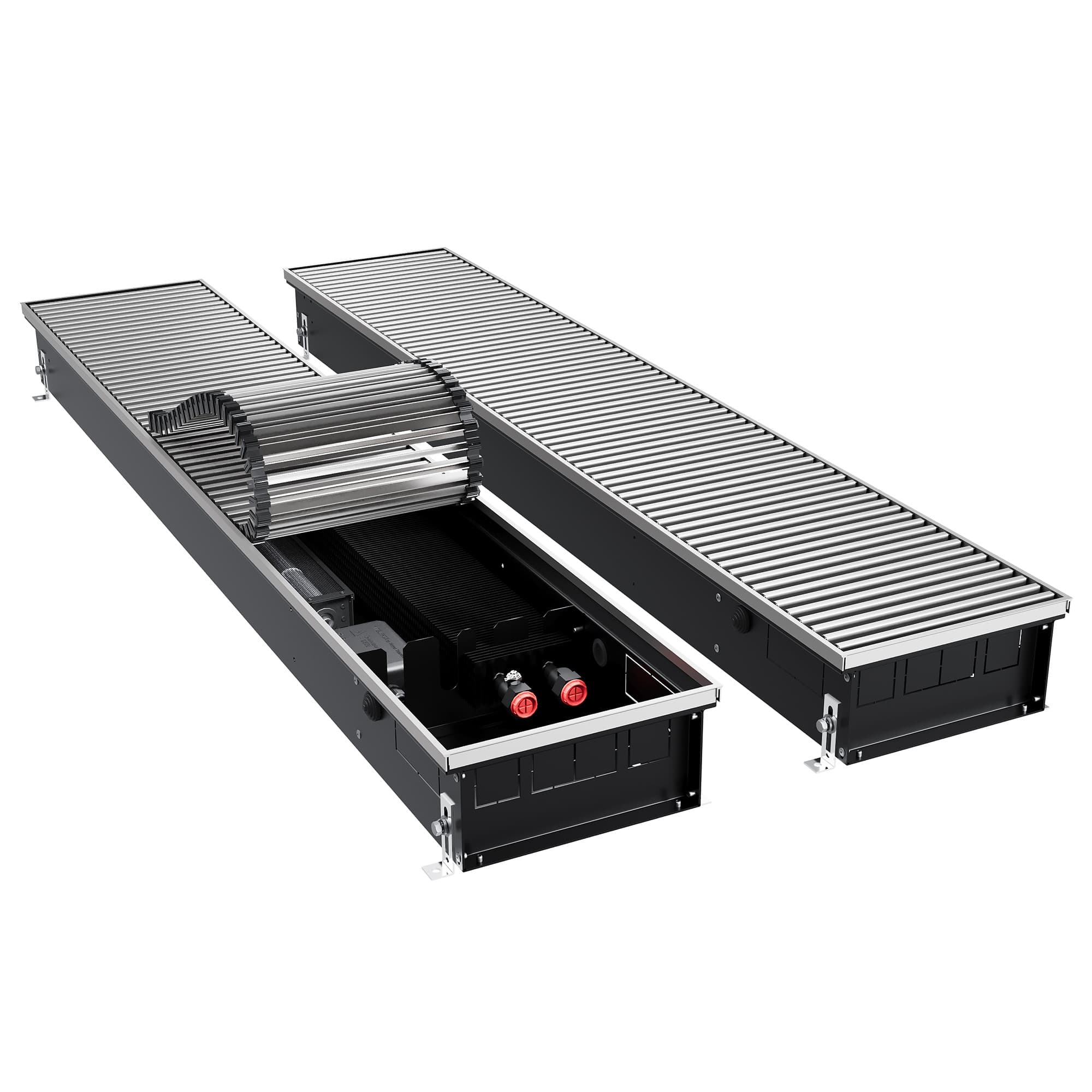 Конвектор внутрипольный Royal Thermo ATRIUM TURBO-110/250/2600-DG-U-NA