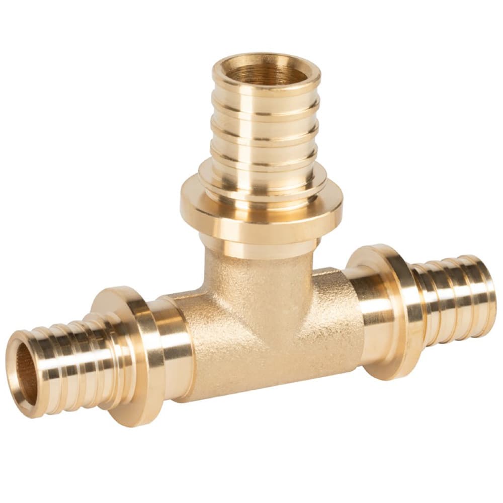 Тройник Royal Thermo ritable аксиальный переходной, латунь, 25-20-25