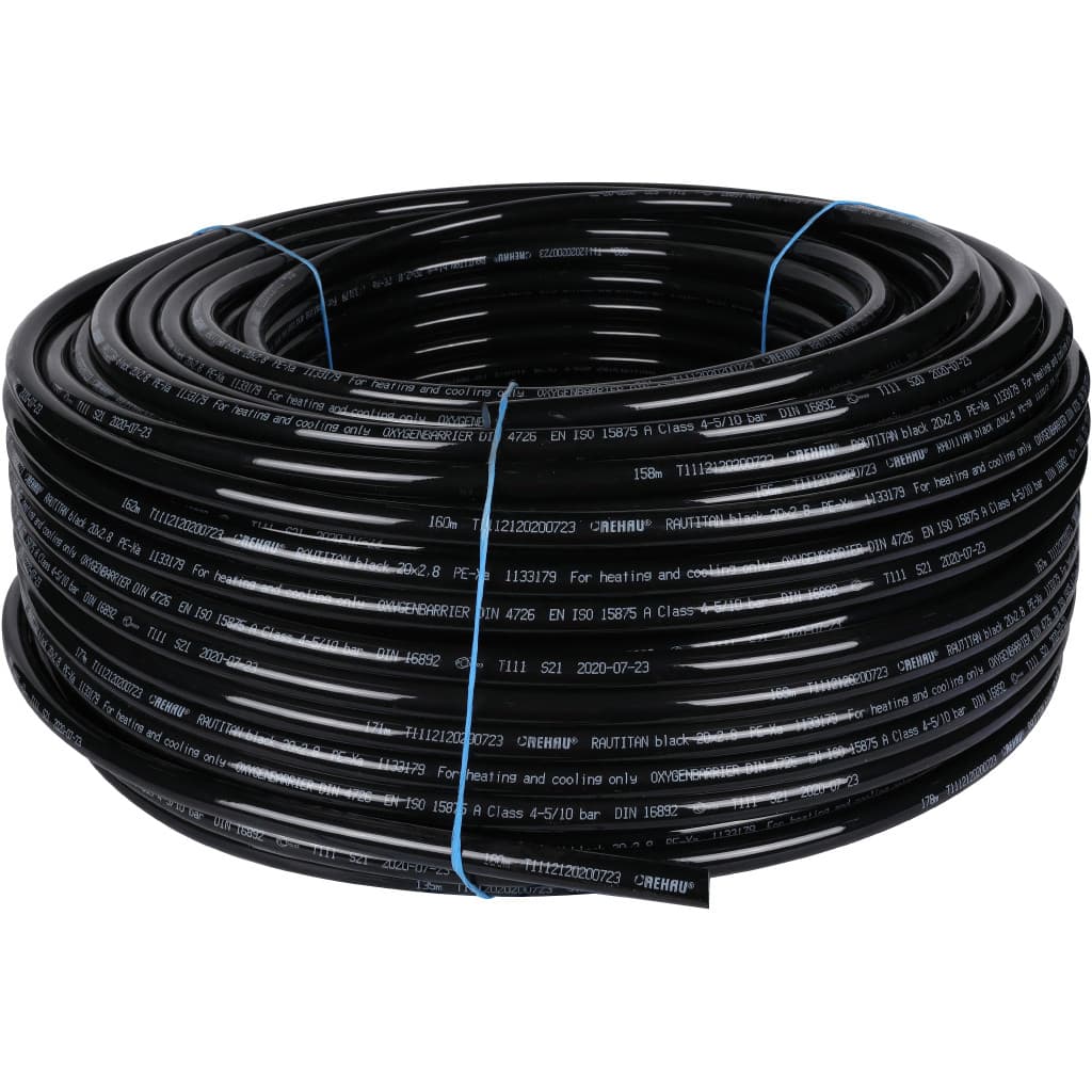 Труба отопительная REHAU RAUTITAN black 20х2,8, метр, (180)