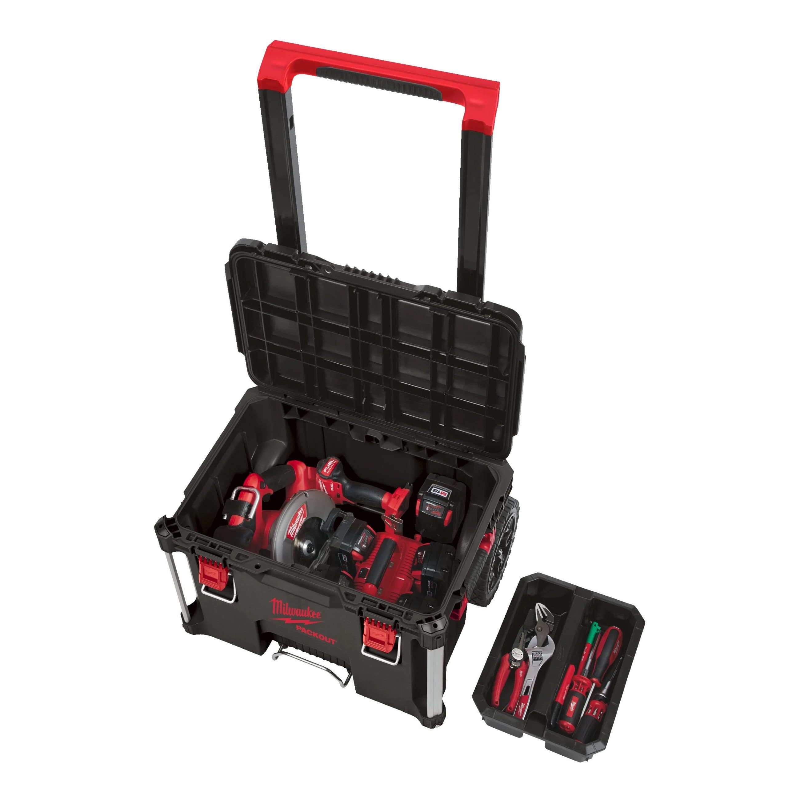 Ящик Milwaukee PACKOUT инструментальный на колесах 4932464078