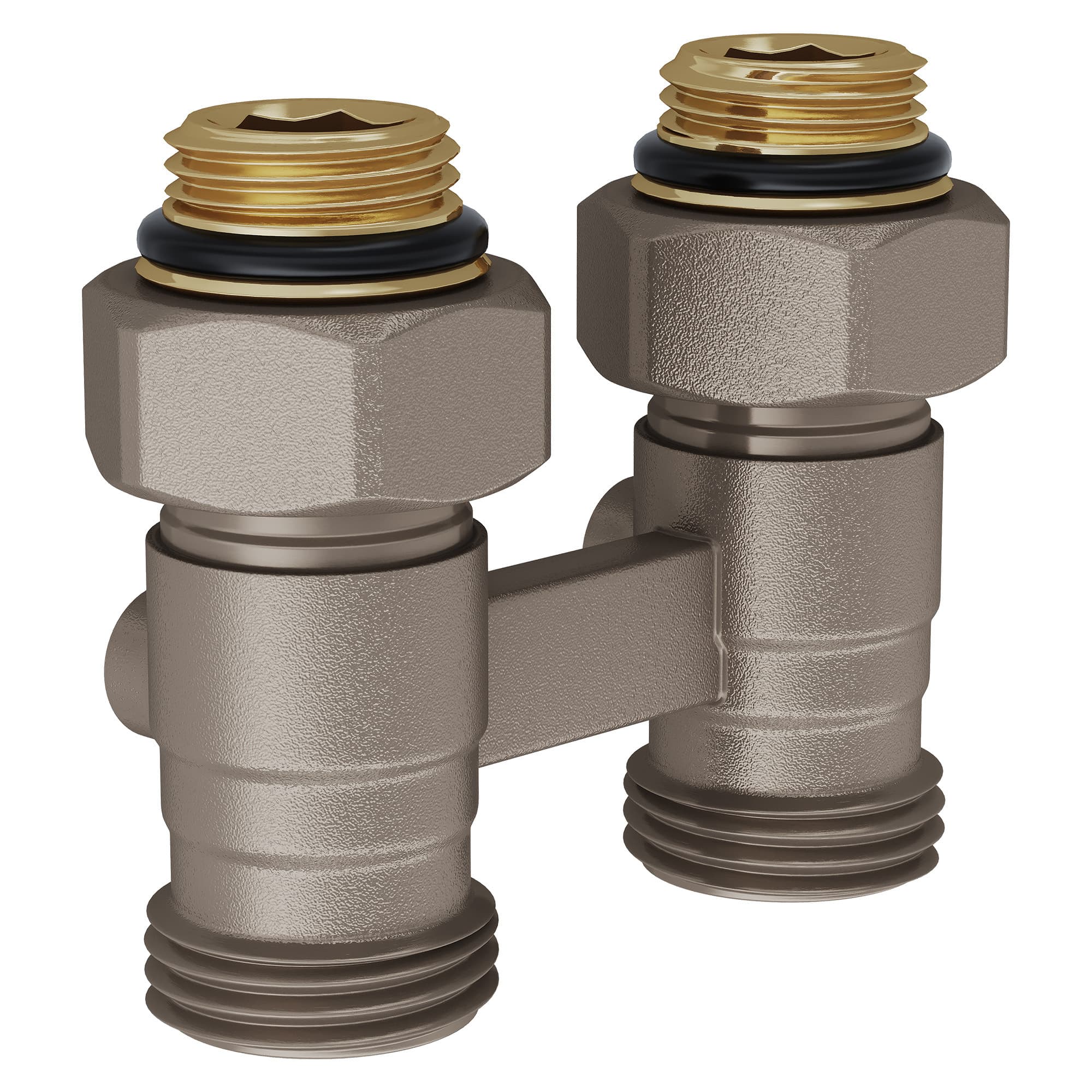 Узел нижнего подключения Royal Thermo прямой 1/2"х3/4"EK RTE 07.00001А