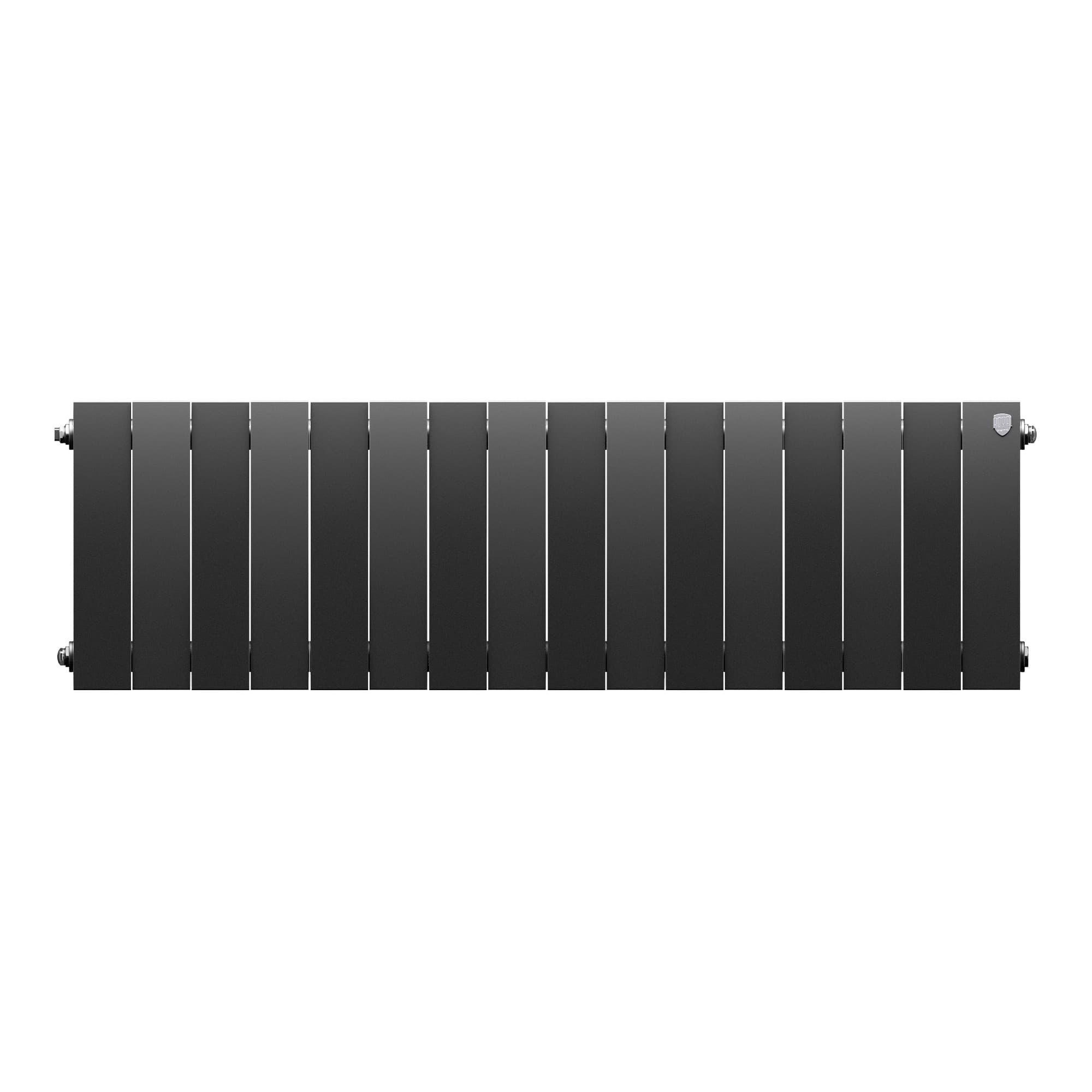 Радиатор биметаллический Royal Thermo PianoForte 300 Чёрный - 16 секц.