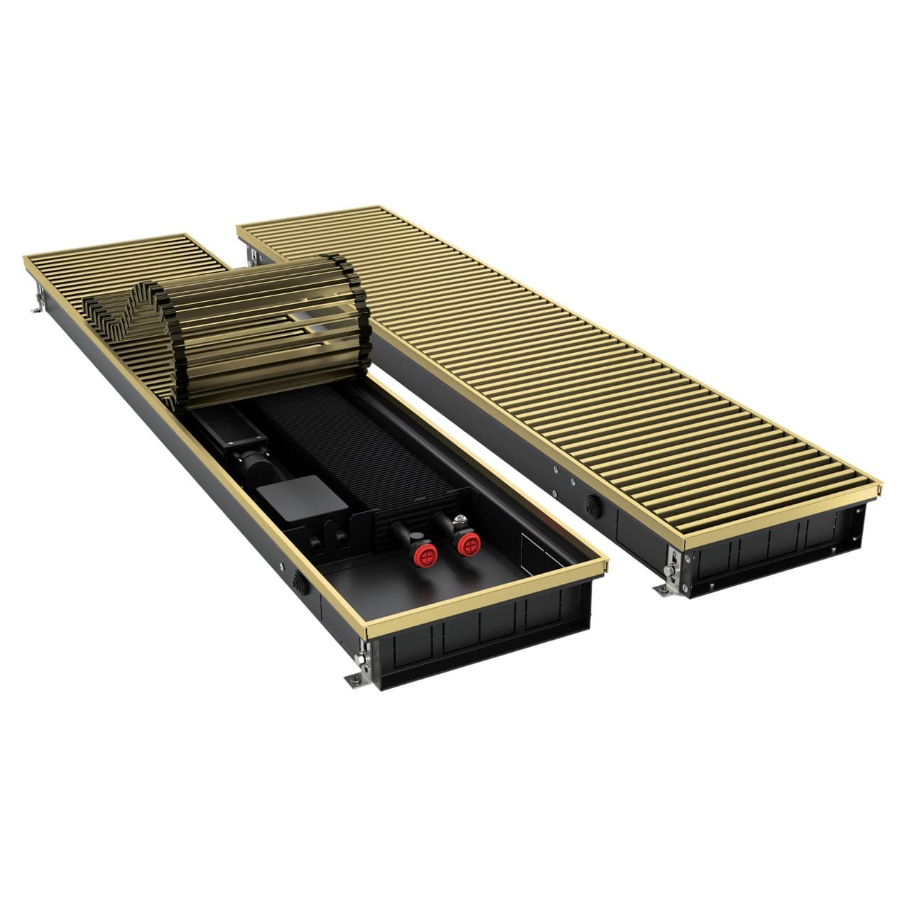 Конвектор внутрипольный Royal Thermo ATRIUM TURBO-80/180/1900-DG-U-AU