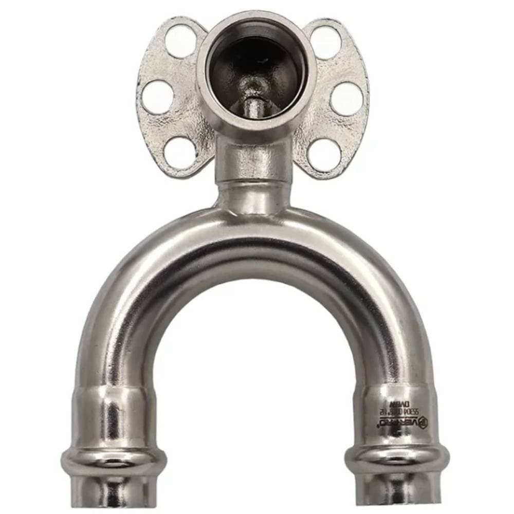 Водорозетка VIEIR проходная из нерж. стали 15×1/2" VER-PRO (20/2)