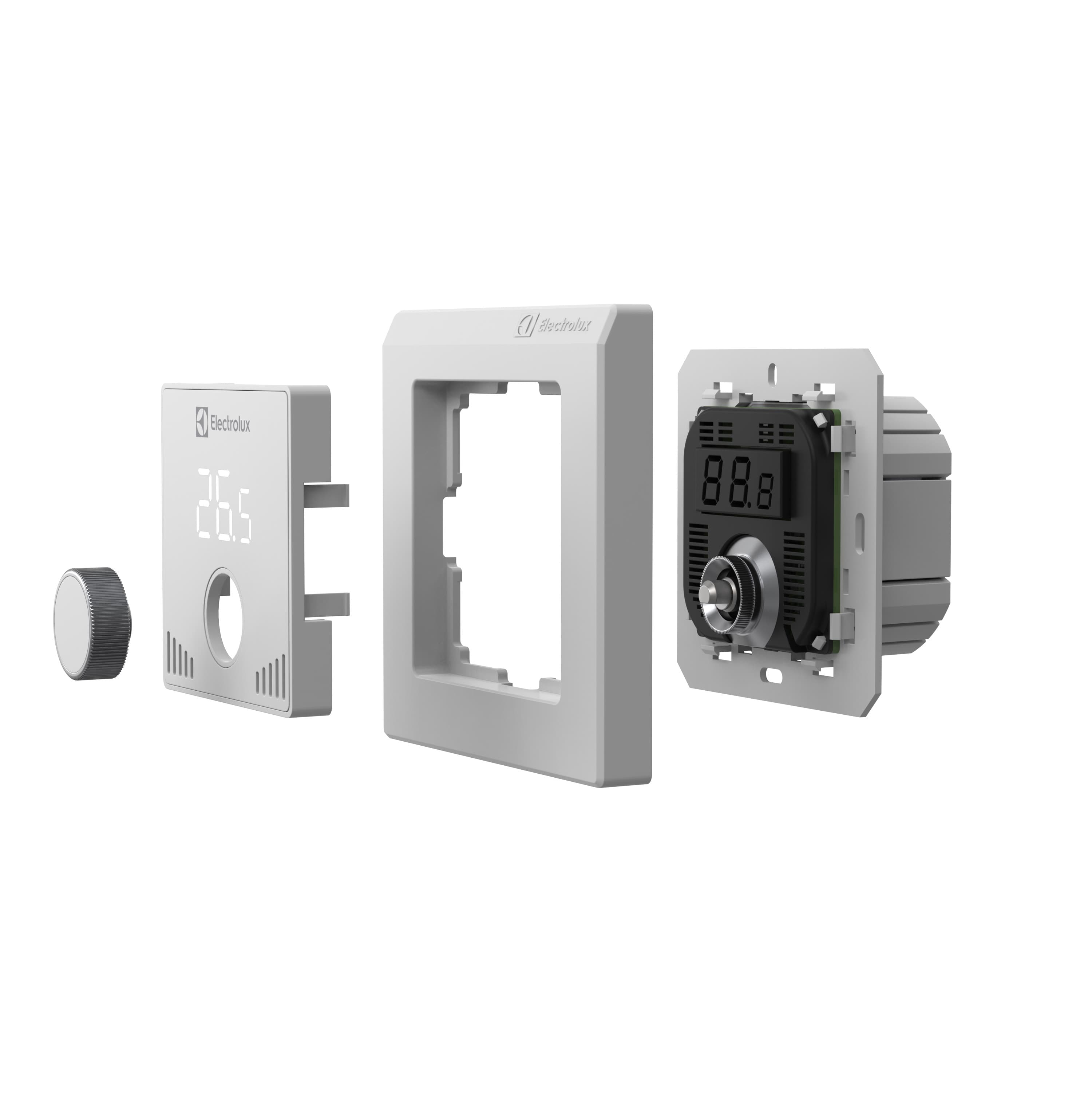 Терморегулятор Electrolux ETS-16W (+ дополнительная черная панель)