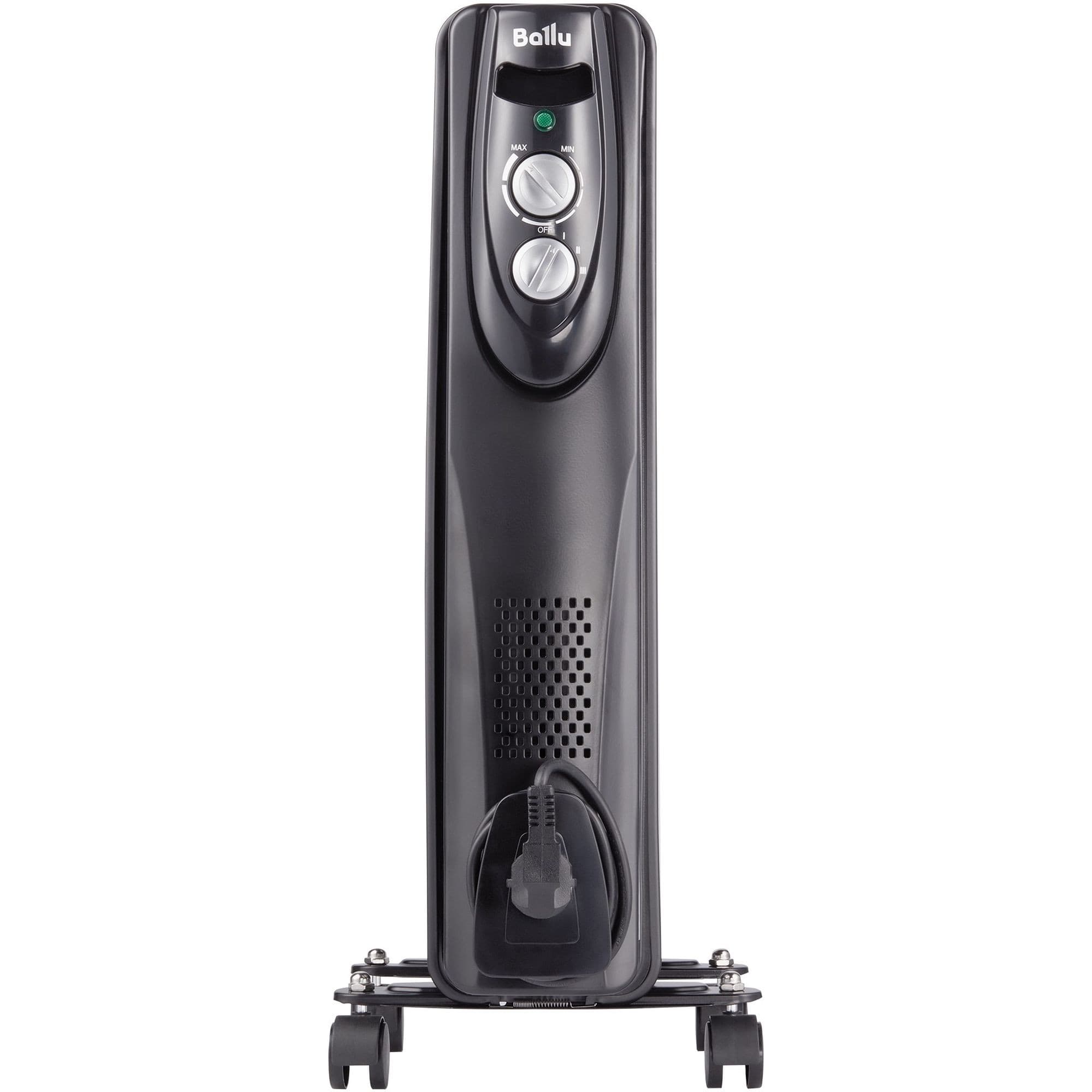 Масляный радиатор Ballu Classic black BOH/CL-09BRN 2000 (9 секций)