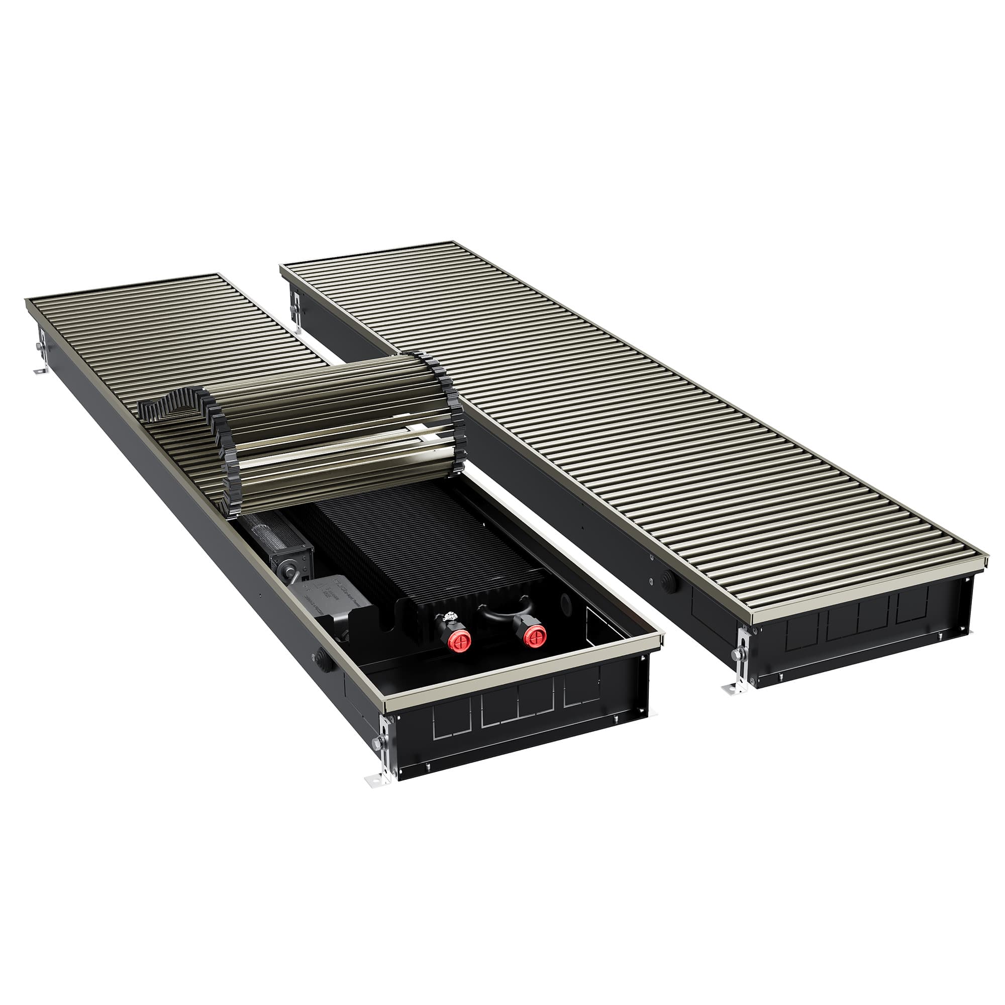 Конвектор внутрипольный Royal Thermo ATRIUM TURBO-90/300/800-DG-U-LB