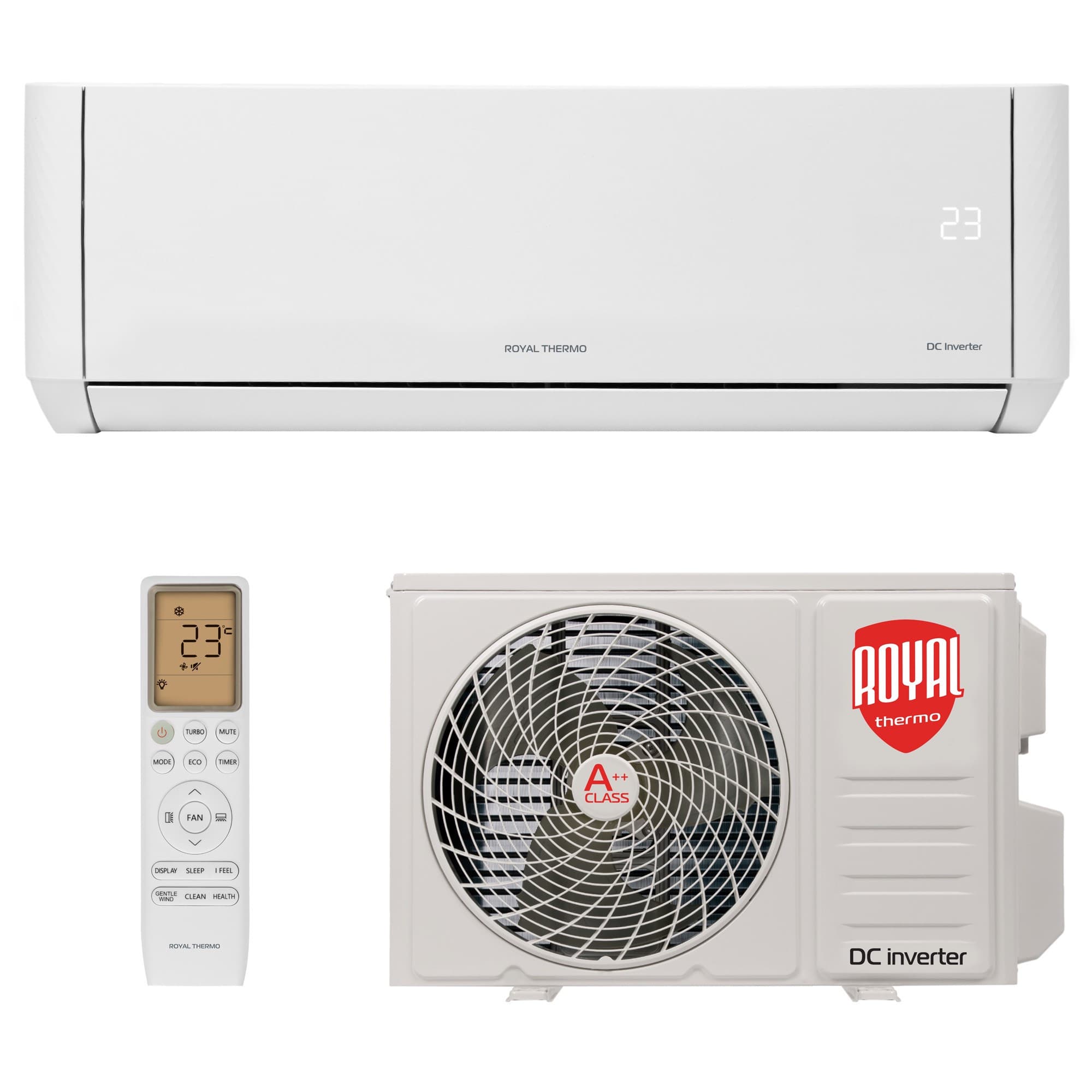 Сплит-система инверторного типа Royal Thermo Barocco DC RTBI-18HN8_V2/white комплект