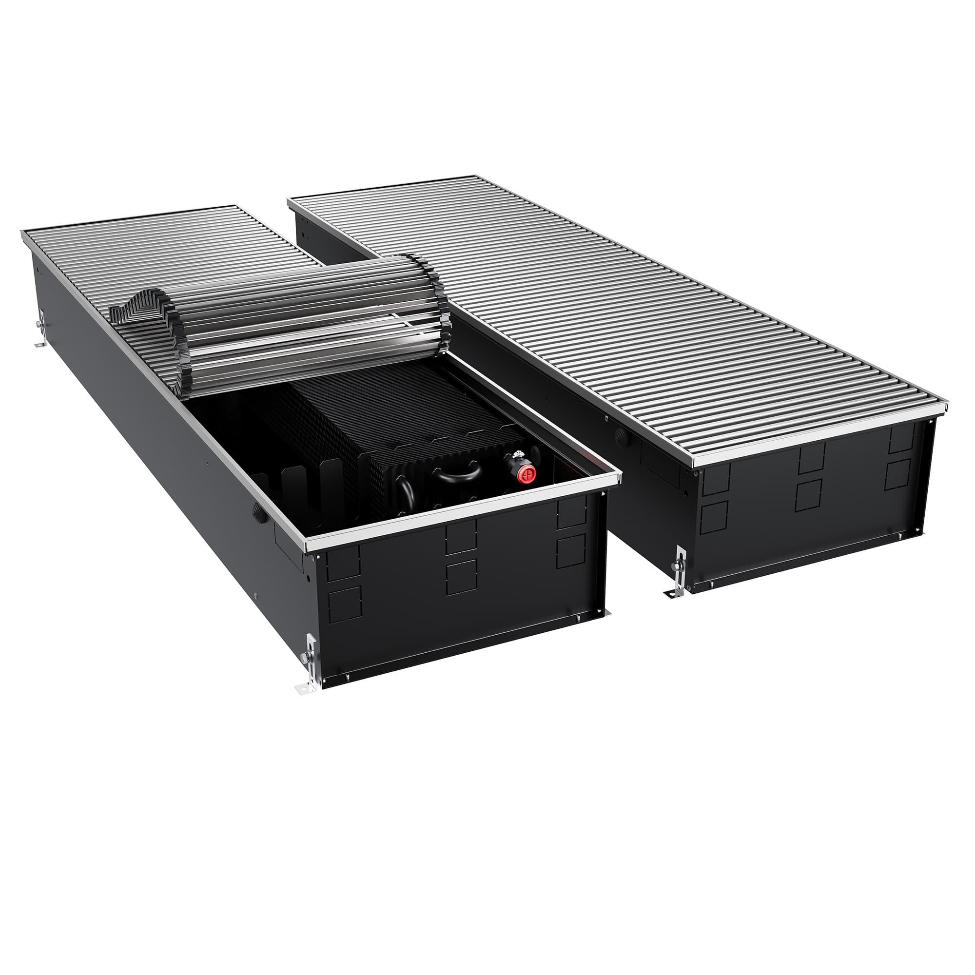Конвектор внутрипольный Royal Thermo ATRIUM TURBO-190/400/1700-DG-U-NA
