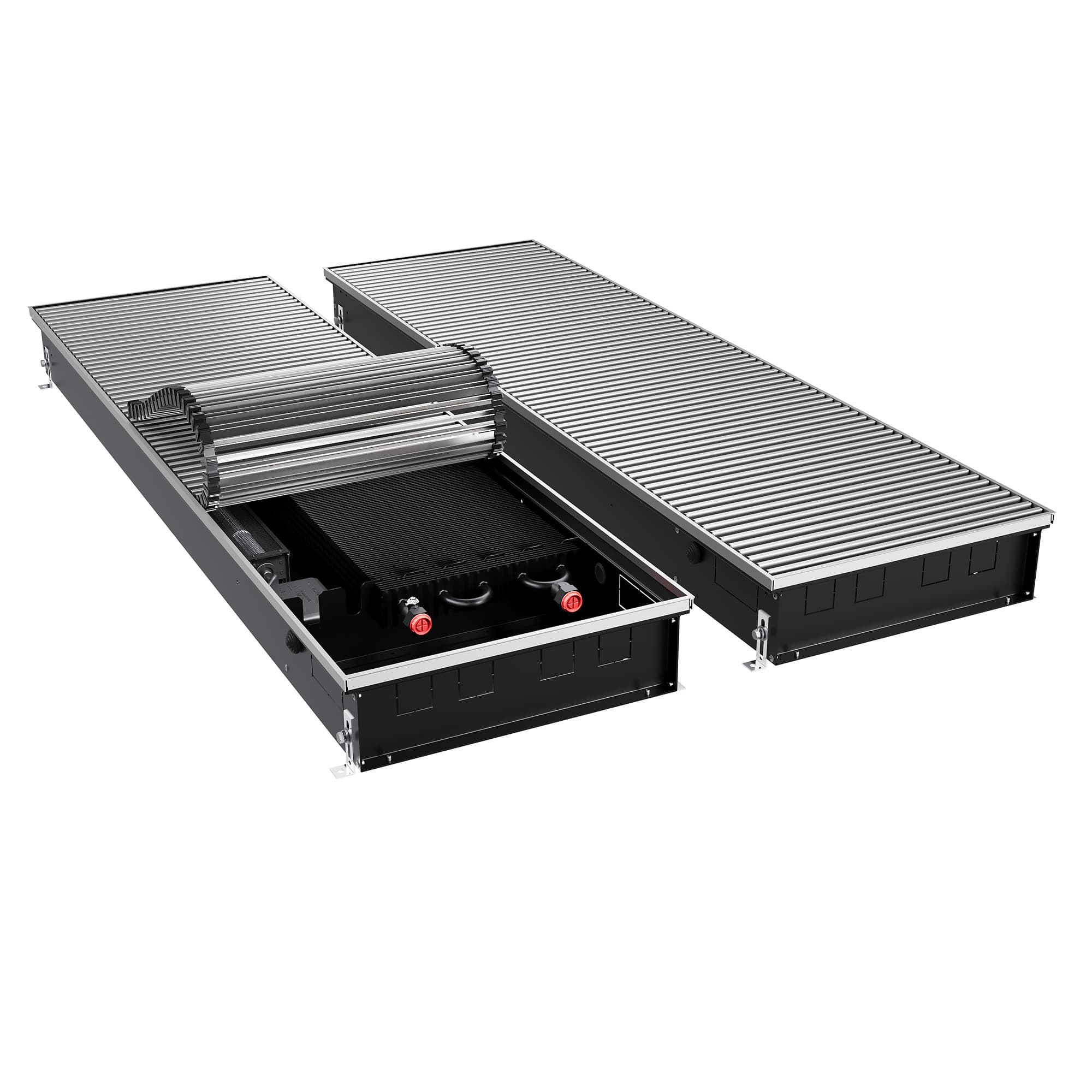Конвектор внутрипольный Royal Thermo ATRIUM TURBO-110/400/1600-DG-U-NA