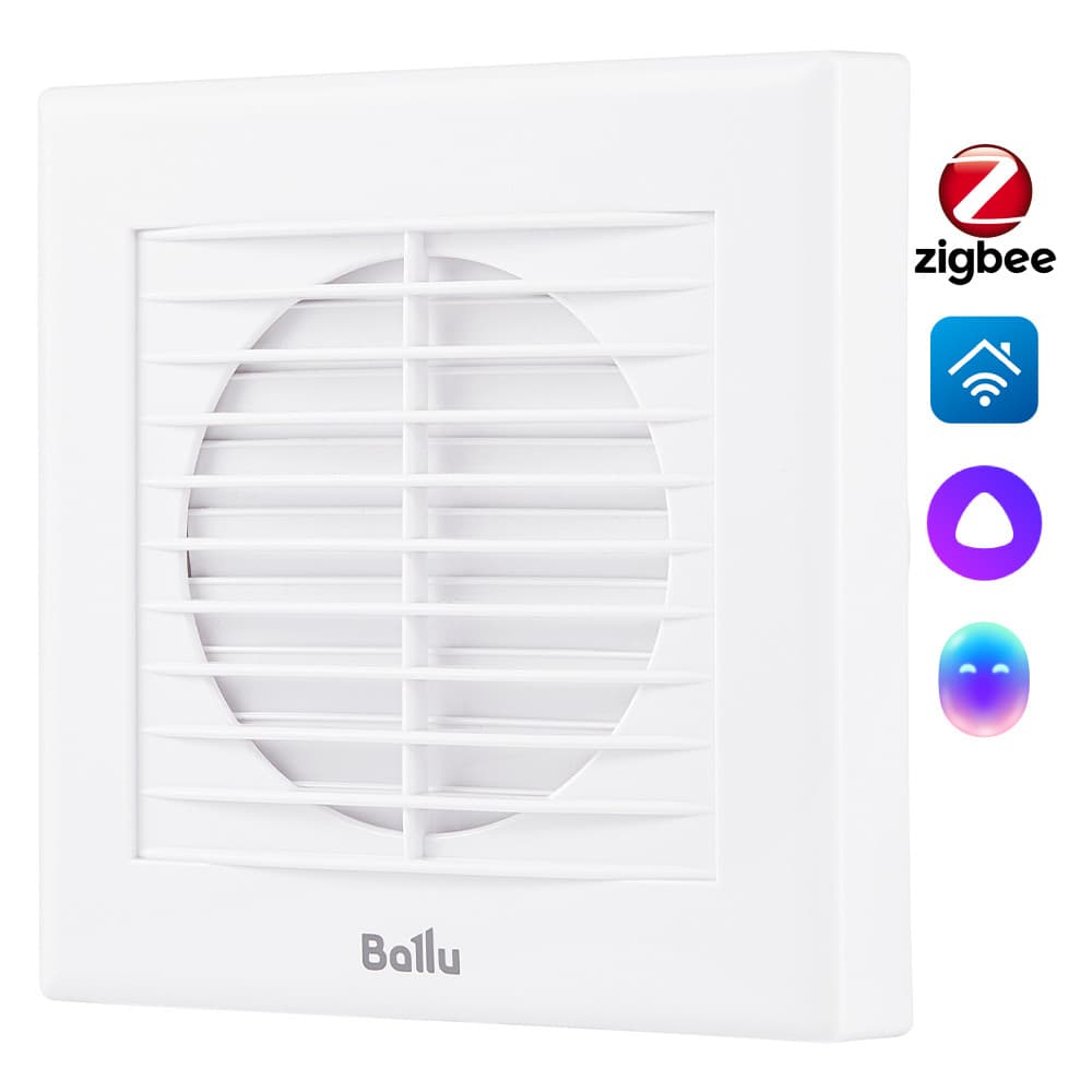 Вентилятор вытяжной Ballu BAF-EX 120 G с грав. жалюзи