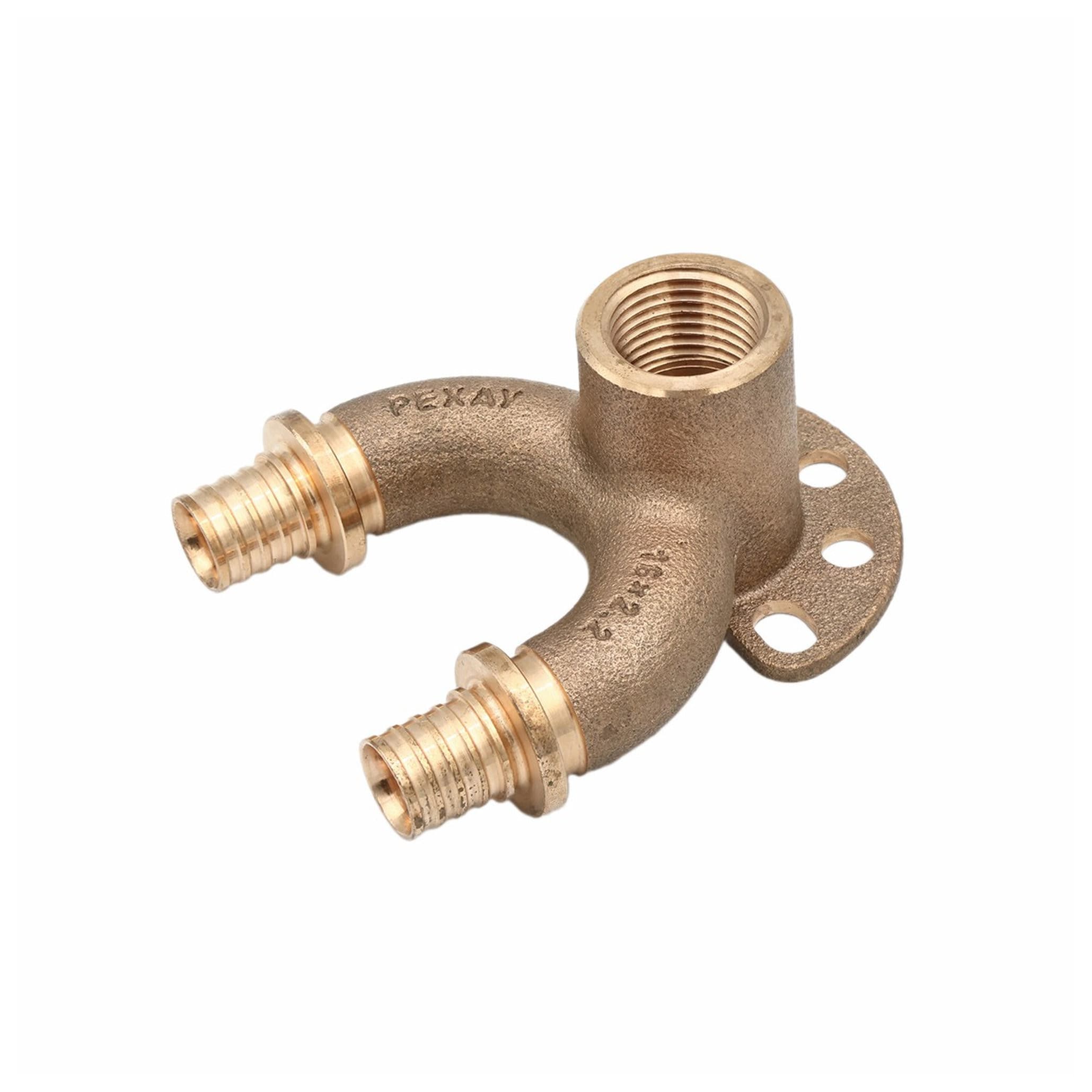 Угольник REHAU настенный ВР 16/16-1/2" RX+ короткий , бронза