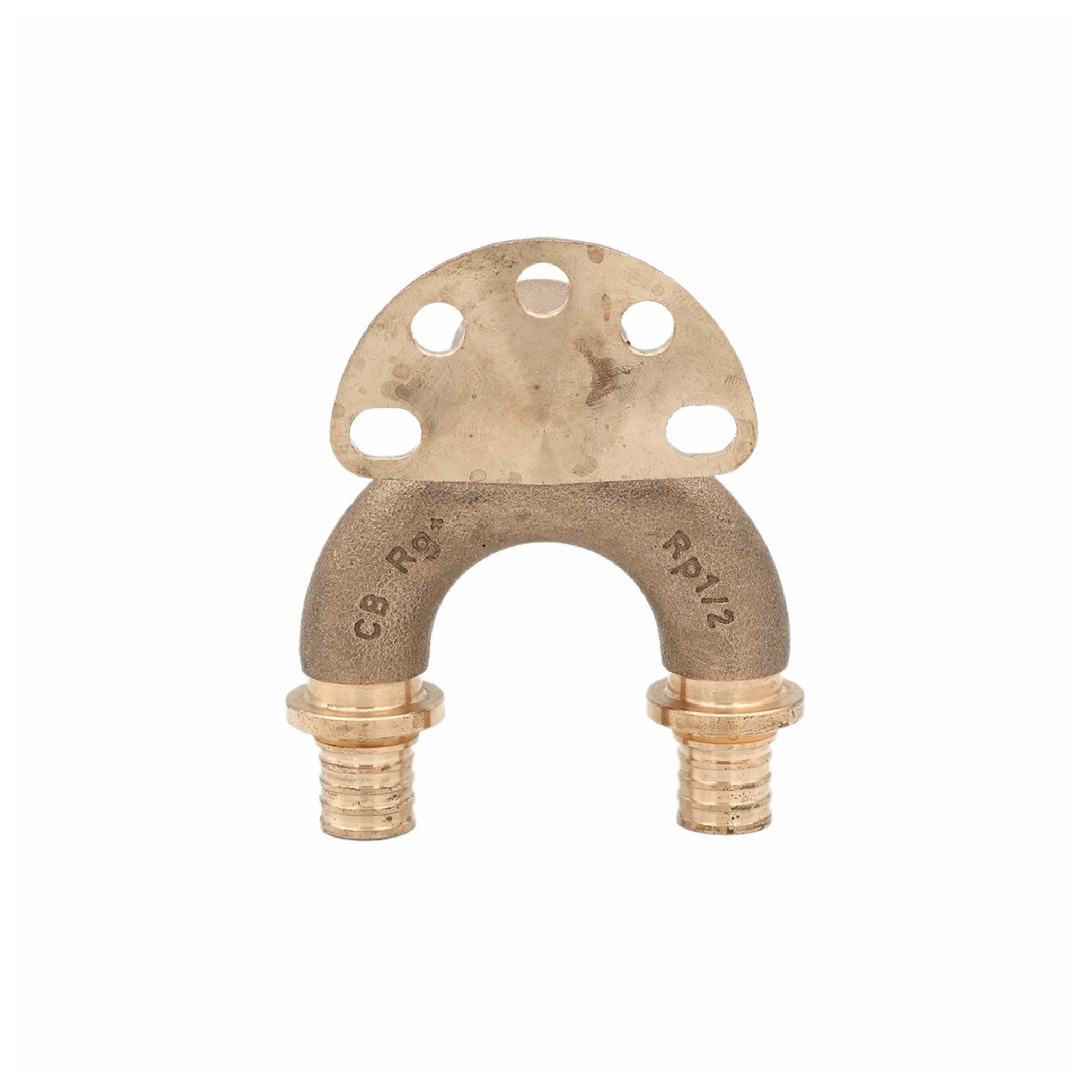 Угольник REHAU настенный ВР 16/16-1/2" RX+ короткий , бронза