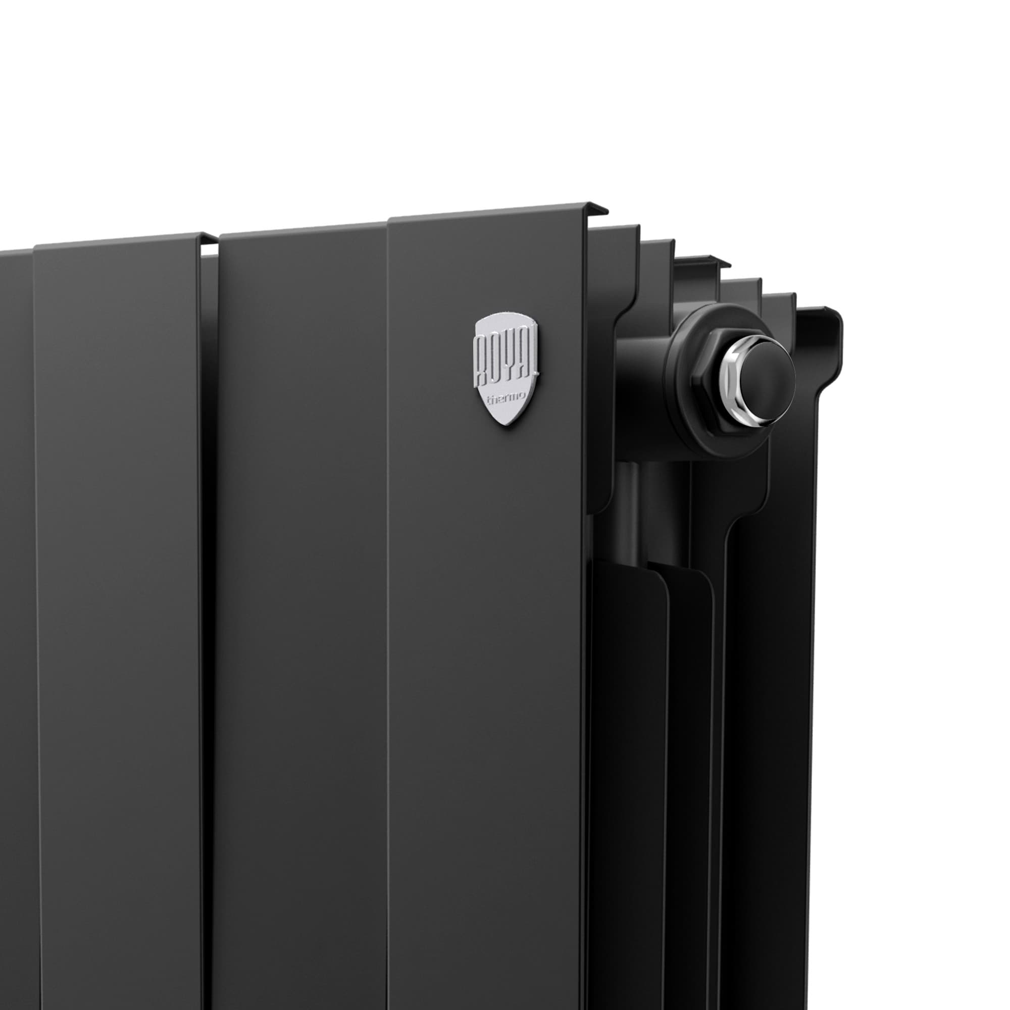 Радиатор биметаллический Royal Thermo PianoForte 500 Чёрный - 12 секц.
