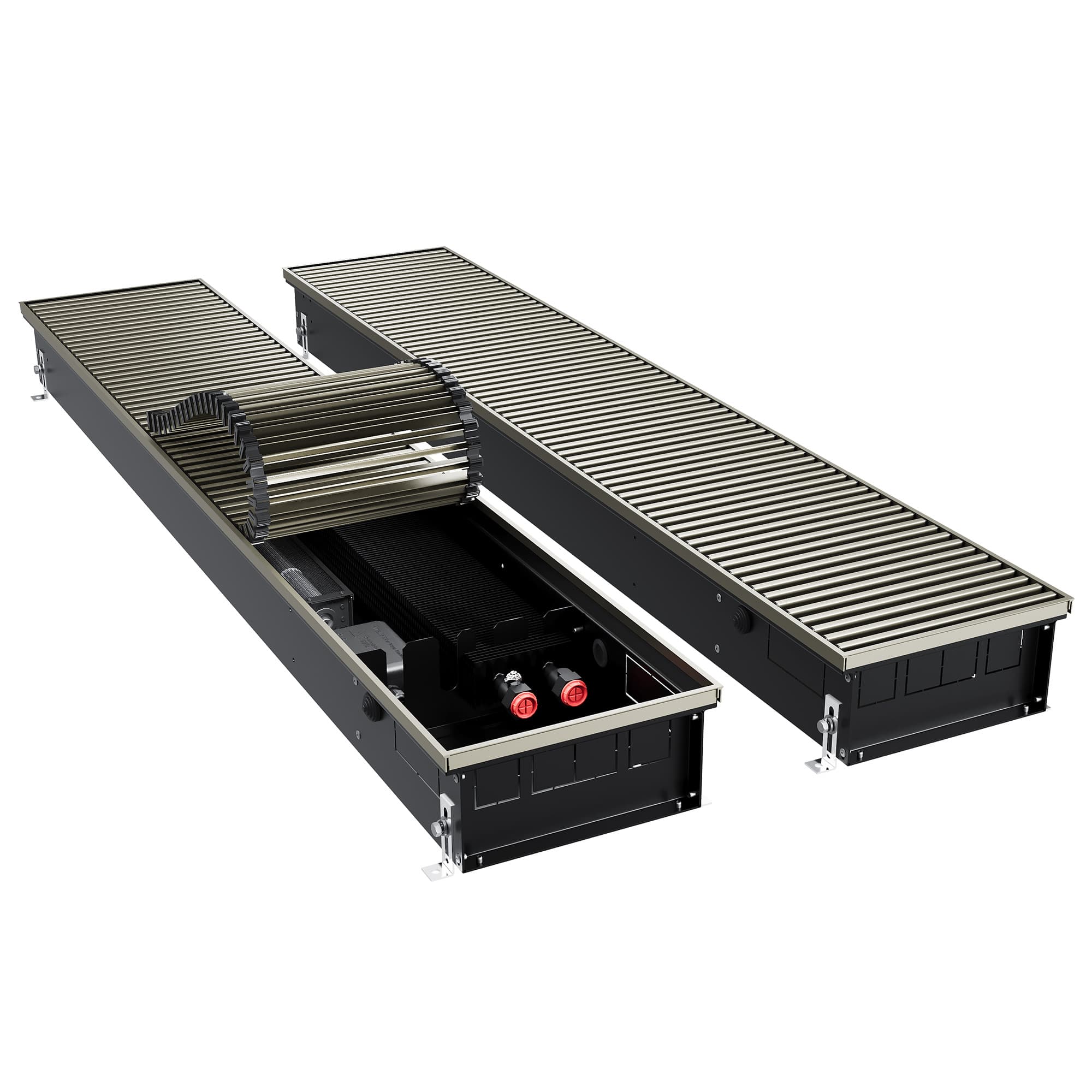 Конвектор внутрипольный Royal Thermo ATRIUM TURBO-110/250/1400-DG-U-LB