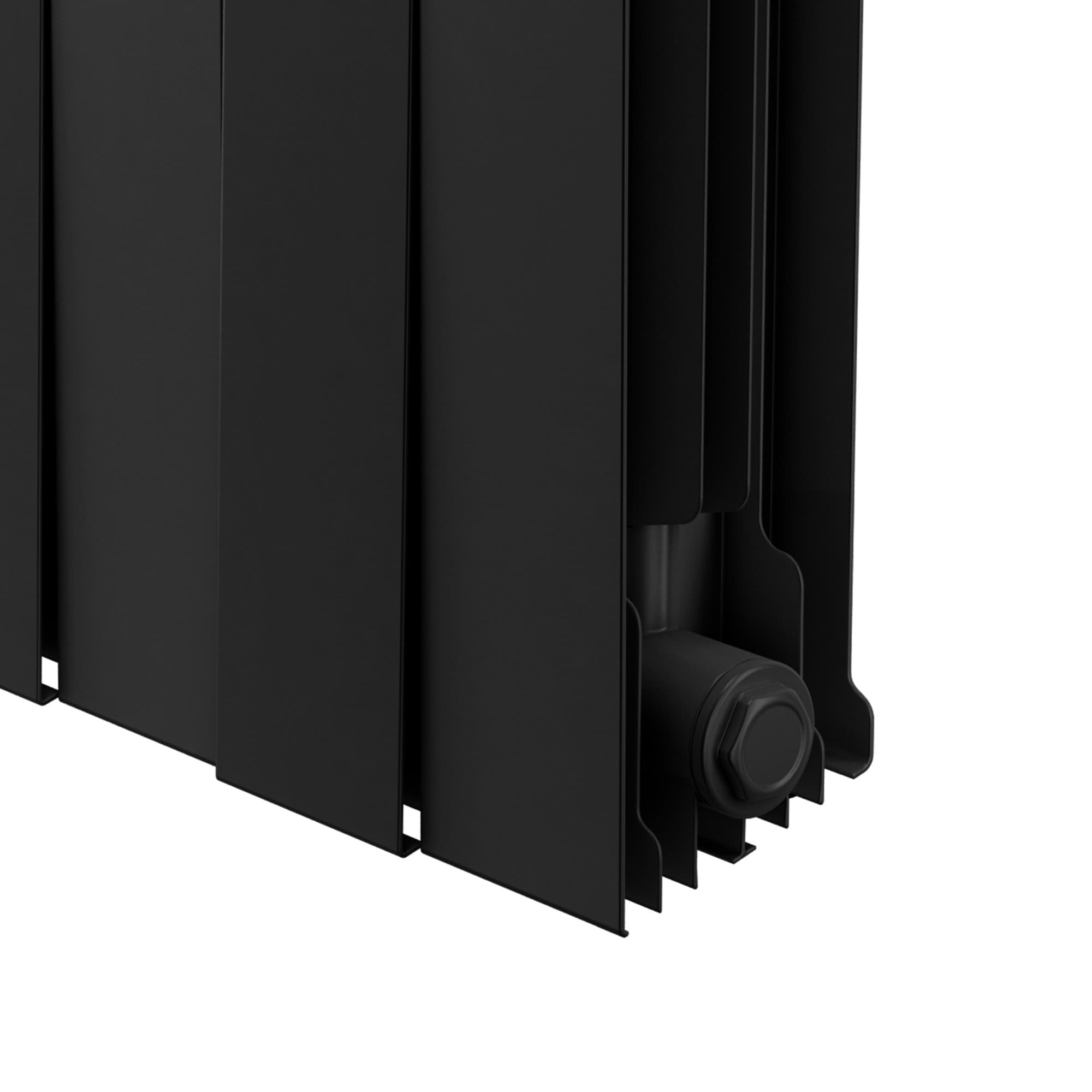 Радиатор биметаллический Royal Thermo PianoForte 200 Чёрный - 20 секц.